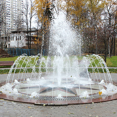 Сухой фонтан в Москве